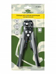 Стриппер клещи 3 в 1 для снятия изоляции и обжима клемм Патриот PT-INK03